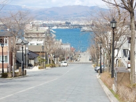 八幡坂からの景色