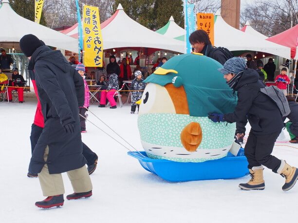 当別町イメージキャラクターの「とべのすけ」君