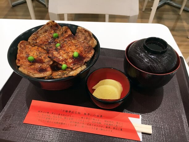 豚肉の枚数を自分で選べちゃう「豚丼」