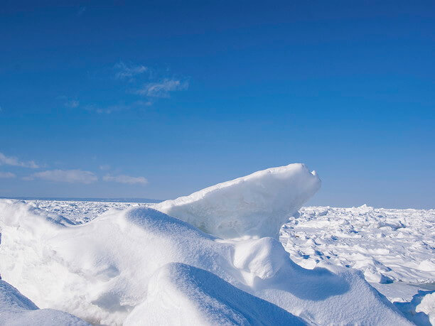 流氷のかたまり