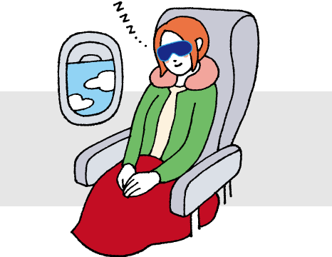 旅行先で楽しむために 機内ぐっすり快眠法 J Trip Smart Magazine 旅行のマニュアル