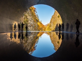 清津峡渓谷トンネル