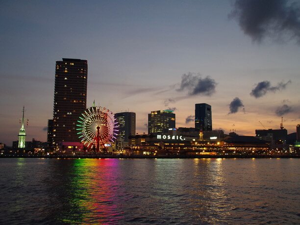 ハーバーランドの夜景