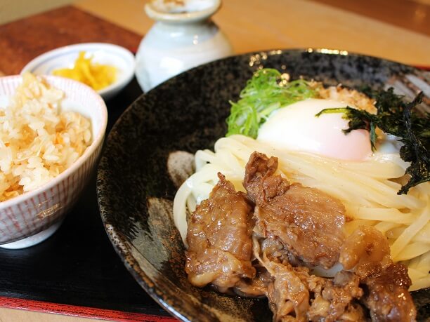 うどん＋湯葉御飯セット