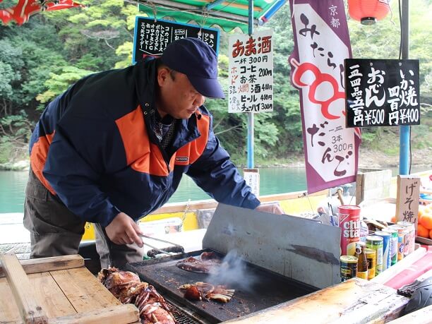 イカ焼き、団子、何でもあり