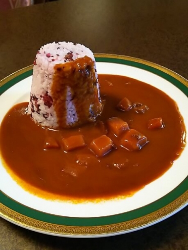 お漬物ごはんカレーライス