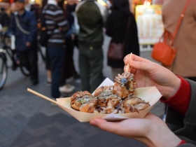 焼き上がったたこ焼き