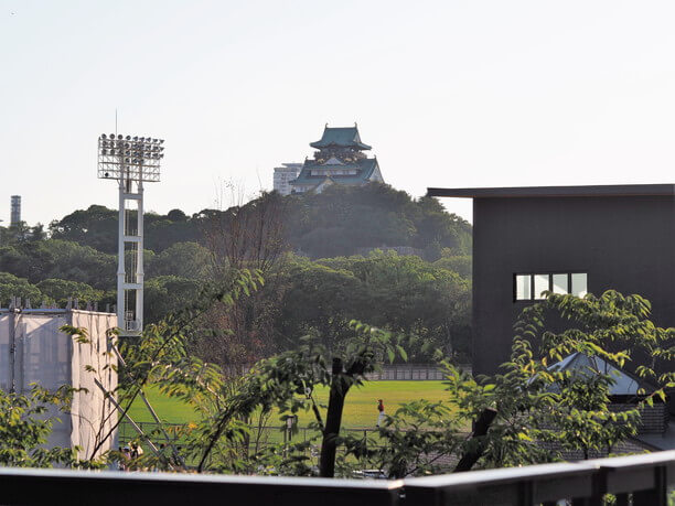 公園から見る天守閣