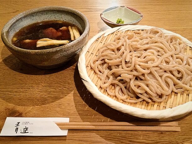 あぶり鴨のつけ汁うどん