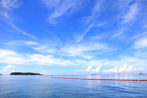 沖縄の海と空