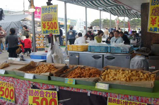 道の駅前の出店