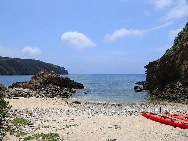 ユヒナの浜、穴場的なスポット