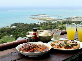 海カフェのお食事セット