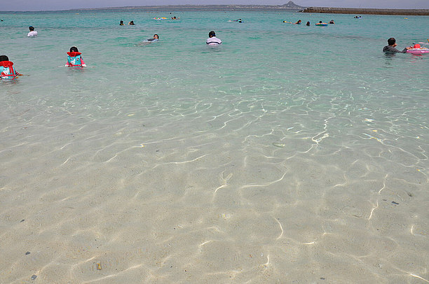 キレイな透き通る海