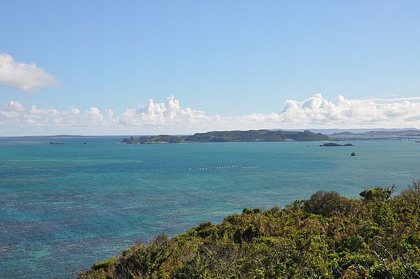 宮城島からの海の景色