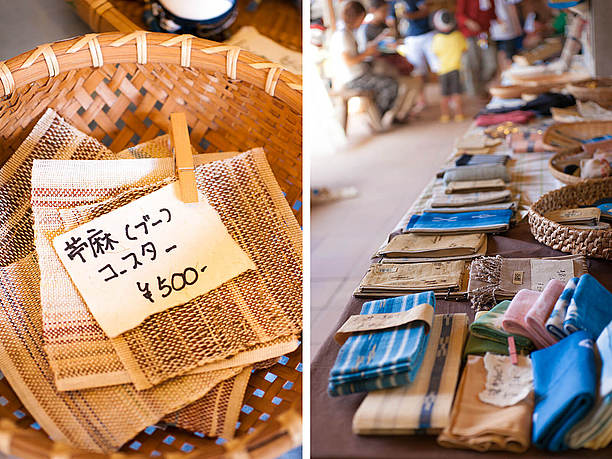 八重山上布（じょうふ）を中心とした織物商品