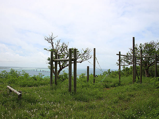 展望台ちかくの公園