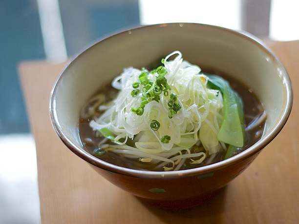 そら豆味噌野菜そば