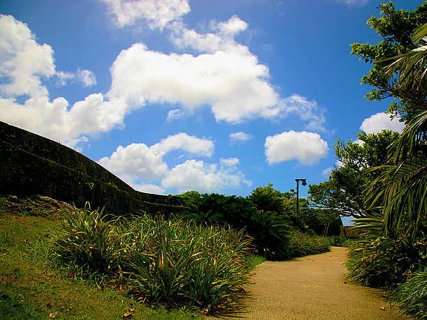 とても広い首里城公園の敷地