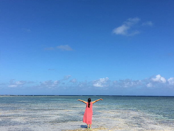 海がすぐ近く