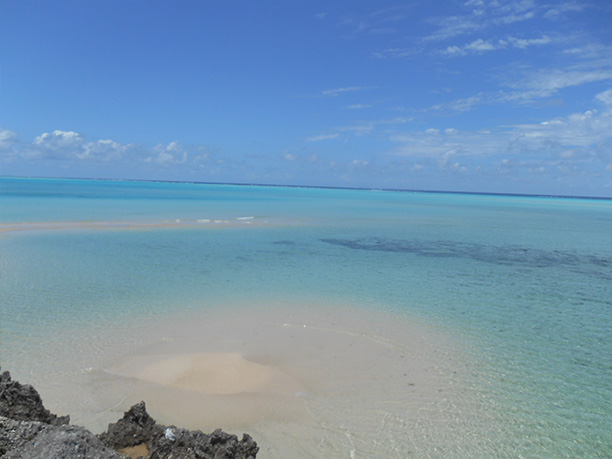 広がる海のグラデーション