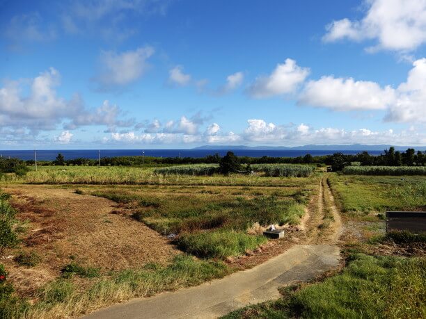 波照間島の風景