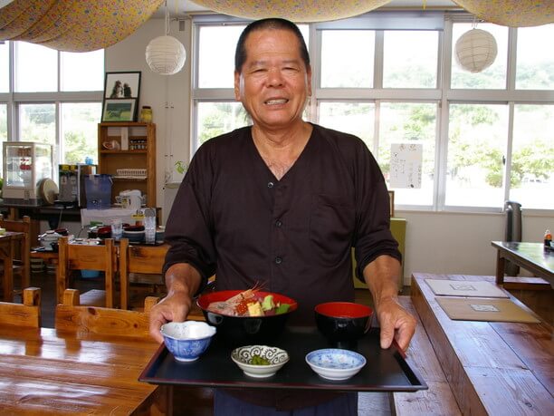 料理人の浦崎重雄さん