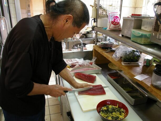 店主の浦崎さん