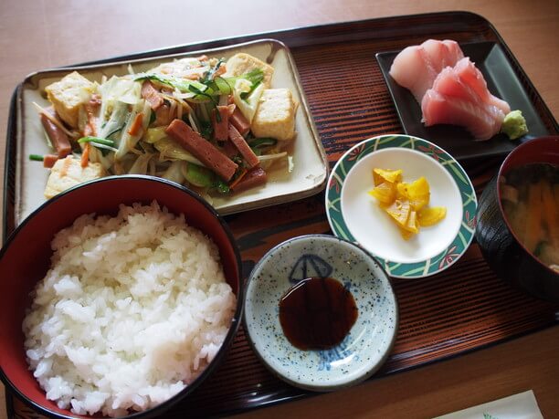 豆腐チャンプル定食