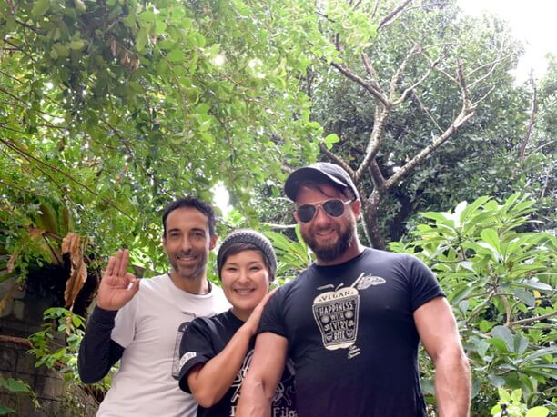 ディンゴさんと高倉直子さんとハビさん