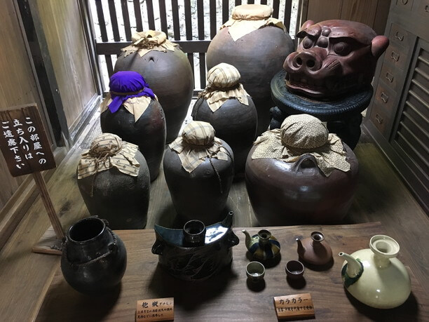 シンプルな造りの展示物