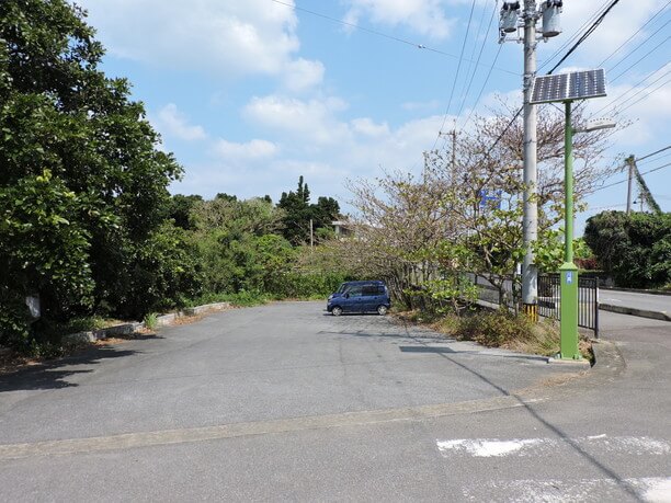 小さな駐車場