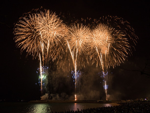 JAL PRESENTS 琉球海炎祭の花火
