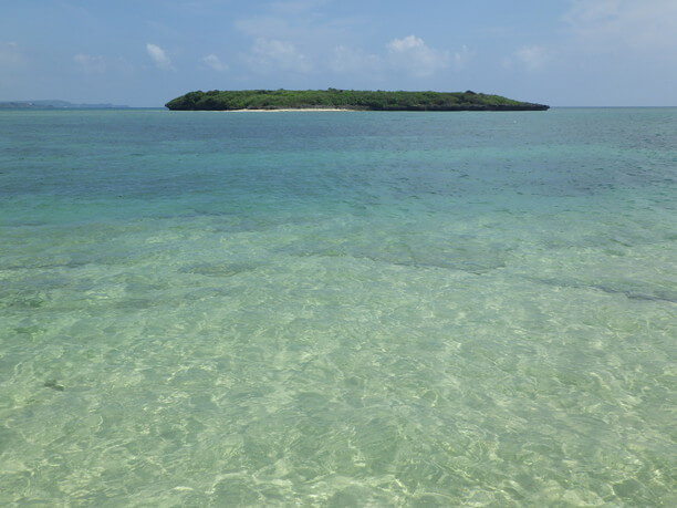 透明度の高い海水