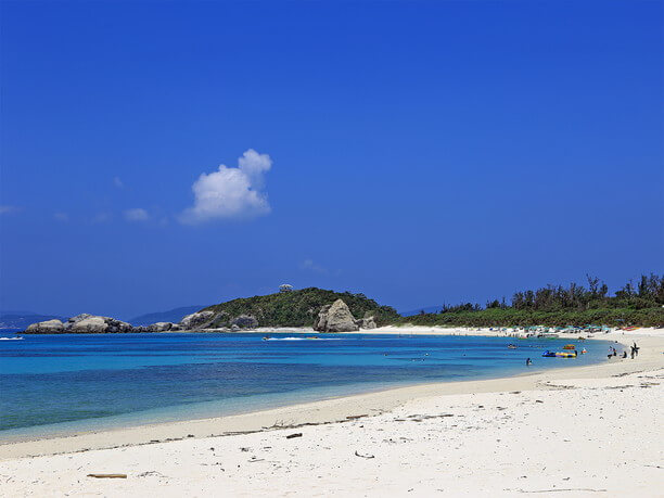 渡嘉敷島のビーチ