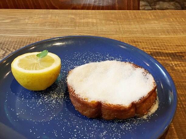 フレンチトーストおおうえ農園のレモンとシュガー