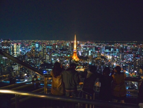 六本木ヒルズ展望台から見る夜景