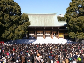 初詣の大混雑