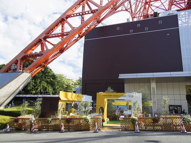 東京タワーの真下にある「TOKYO TOWER HIGHBALL GARDEN」