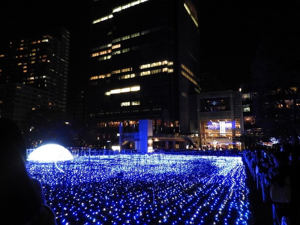 東京ミッドタウン冬のイルミネーション