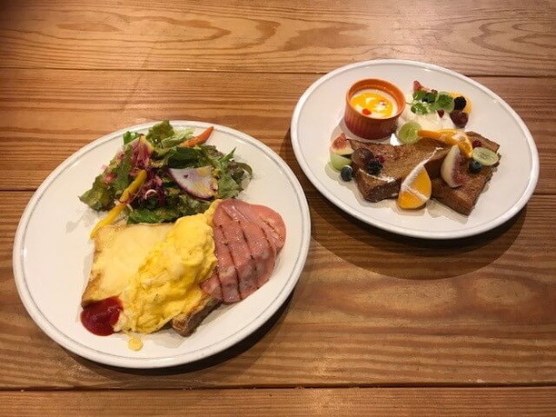 平日ブランチ　フレンチトースト2種